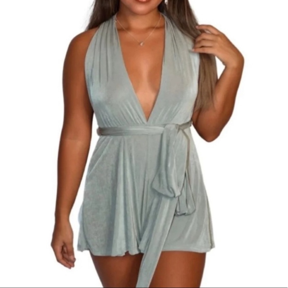COPY - gray classy romper